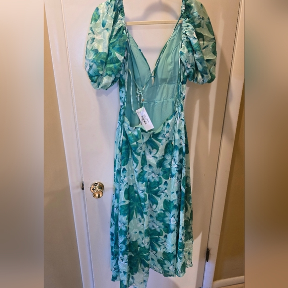 Adeliza Maci Dress - Green Floral - Picture 10 of 10